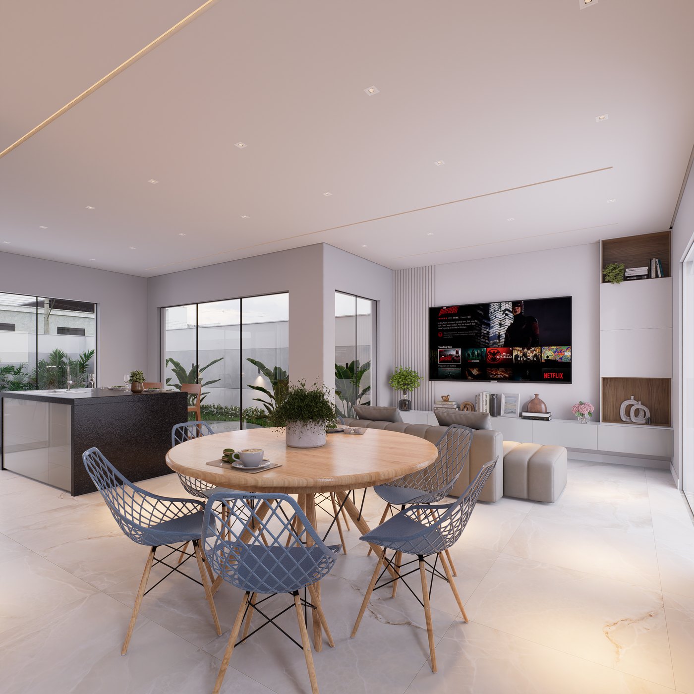 Ambiente interno Porto Canoa