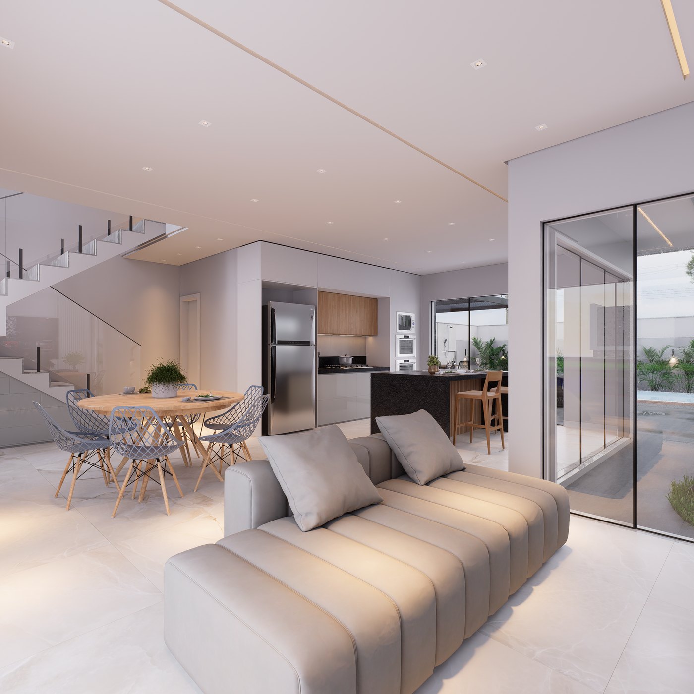 Ambiente interno Porto Canoa