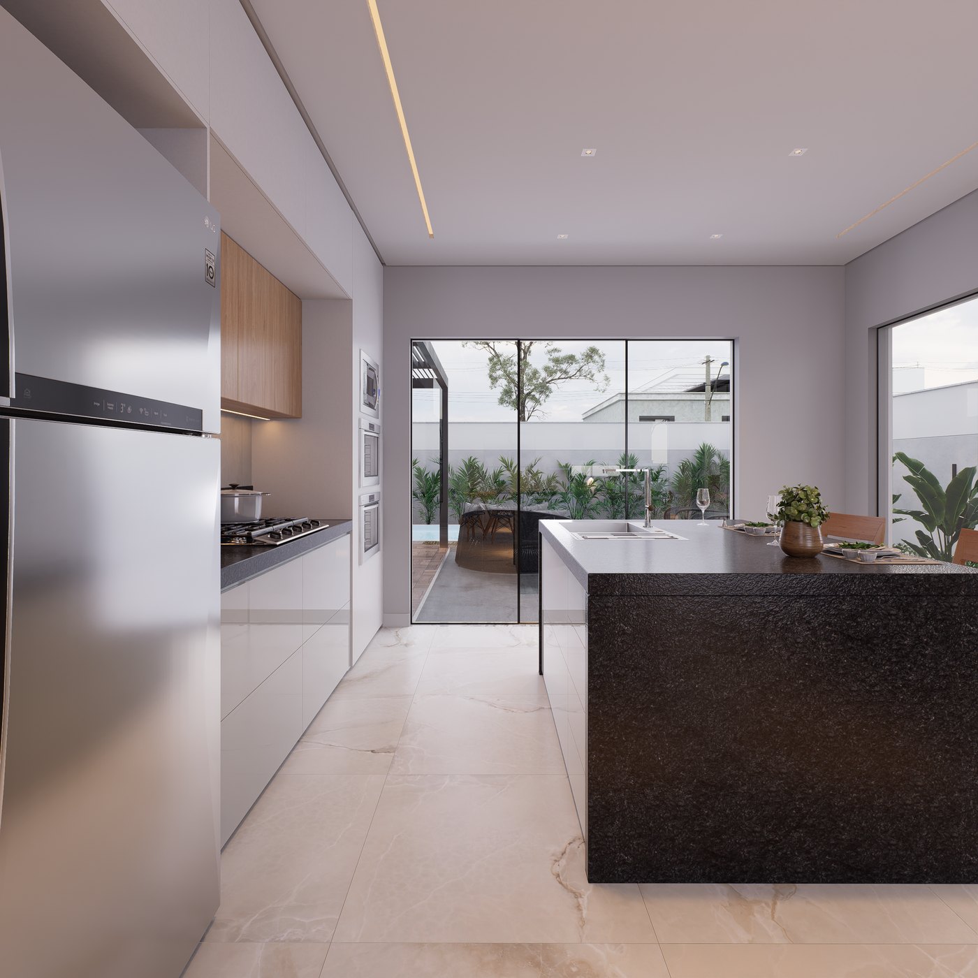 Ambiente interno Porto Canoa