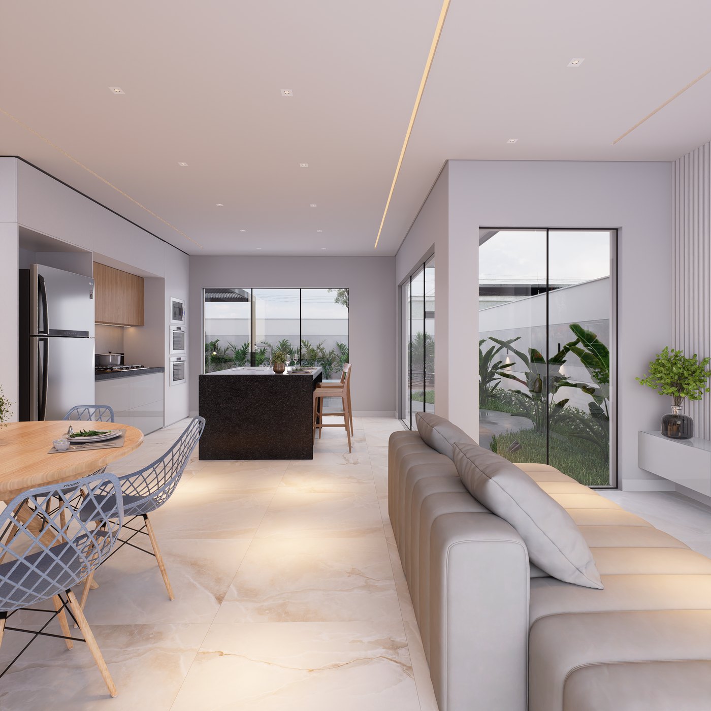 Ambiente interno Porto Canoa